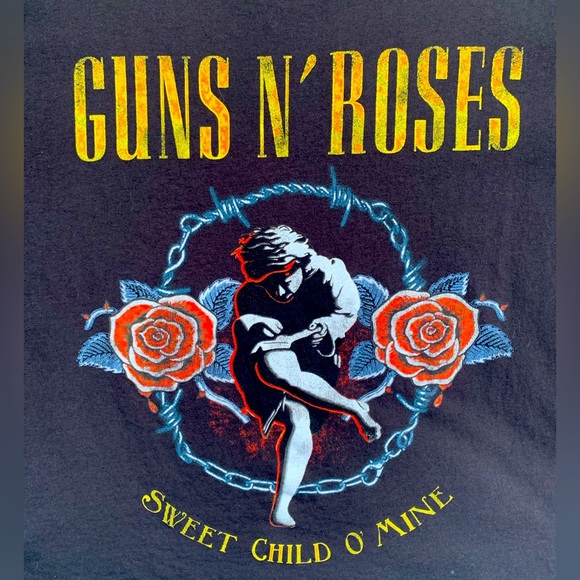 Guns n’ Roses Sweet Child of Mine Graphic Tee Shirt Size XL - Picture 2 of 6